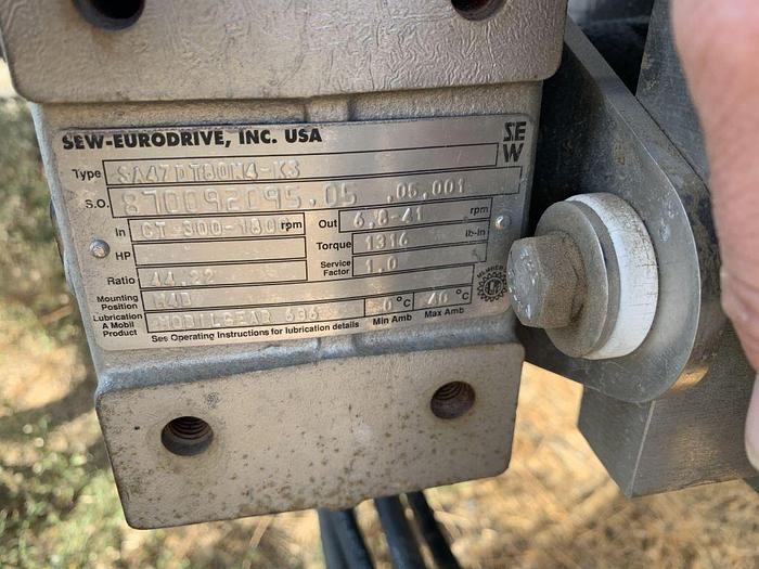 Used Conveyor, Belt, 12" x 33', S/st, Plastic Belt, Boxes #S744698