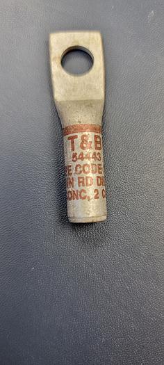 5 NEW T&B 54443 COMPRESSION LUG 33R 1 hole SMALL BROWN DIE 2 CONC,2 COMP (C)