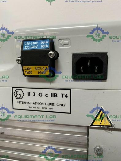 Used Edwards RV3 Rotary Vane Vacuum Pump 115V/230V w/ Edwards EMF20 Oil Mist Filter