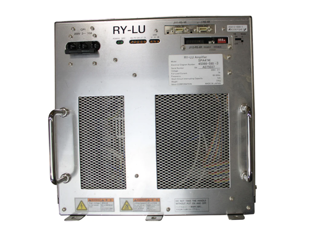 Used NIKON PRECISION INC RY-LU AMPLIFIER SPA474I 4S066-590-3 FOR S210 S308 S610 SCANNER
