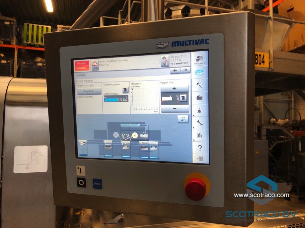 Used Multivac T800 high capacity traysealer