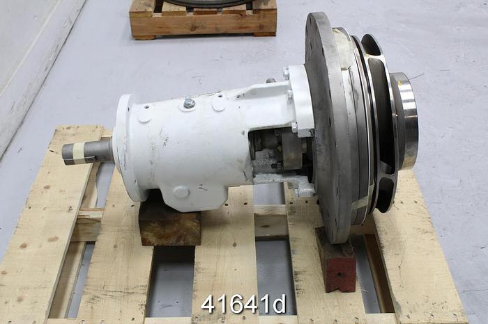 Used Sulzer GLP-15 Pump Power End, Titanium 5-Vane Impeller, 15 1/8" Impeller #41641