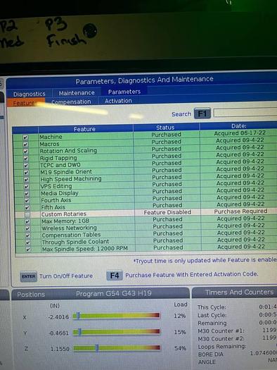 Used 2019 HAAS VF-2SSYT 5-Axis CNC Vertical Machining Center with 2022 TRT-160 Trunnion Table