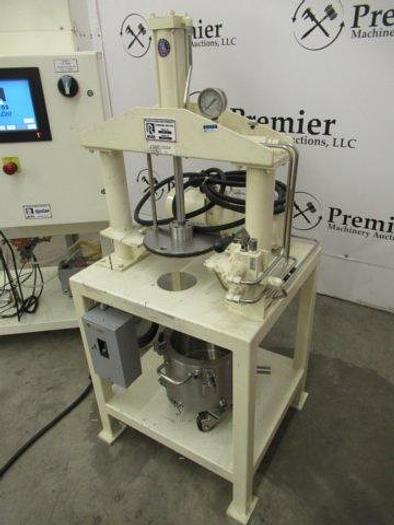 Used 2 GALLON ROSS DUAL PLANETARY DUAL DISPERSER MIXER – WITH DISCHARGE RAM (#9665)