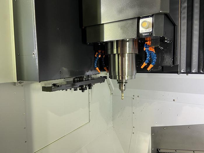Used 2021 DOOSAN BVM-5700 4-Axis CNC Vertical Machining Center ***4 Cutting Hours***