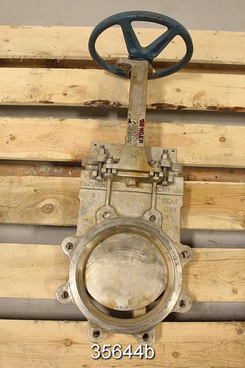 Used Dezurik 8" Hand Operated Knife Gate Valve #35644