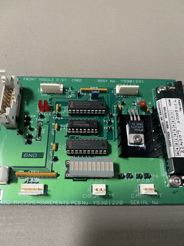 Used Micromeasurements Front Module Dist. Card OBJ-ENC Y5301221