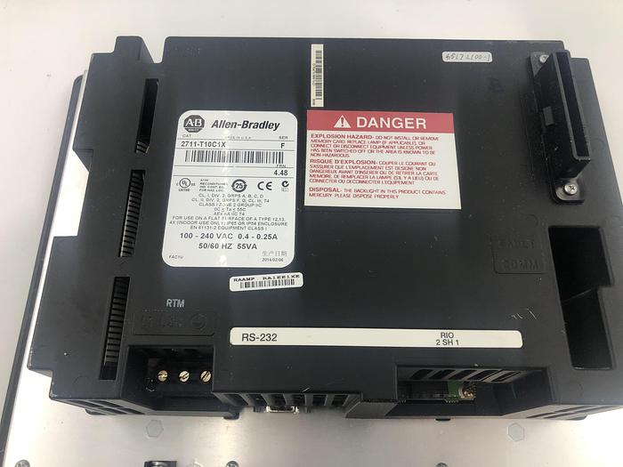 Used ALLEN BRADLEY PANELVIEW 1000 SERIES F