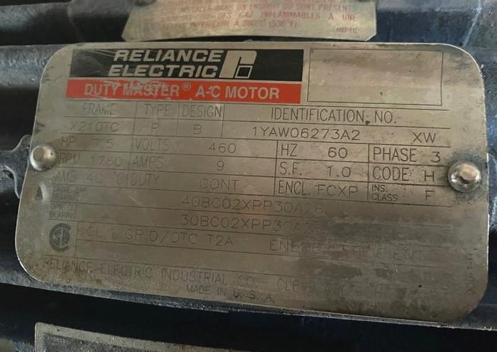 Used 4,000 GALLON AB DUFFY TANK - 7.5 HP/XP MIXER - S/S