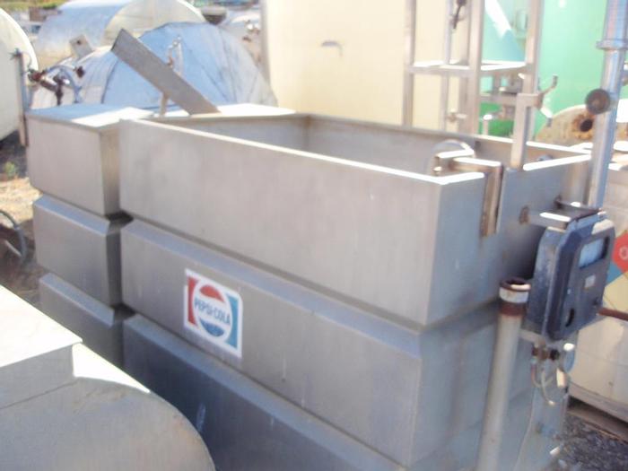 Used CIP, 2-Tank, 350 Gallon, S/st, Rectangular,, #S731534