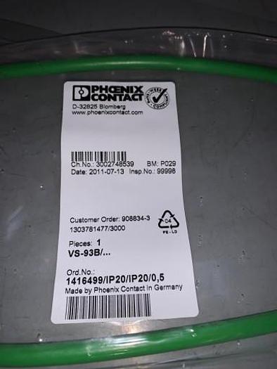 Bus system cable - VS-93B/... RJ4- 0,5m - 1416499