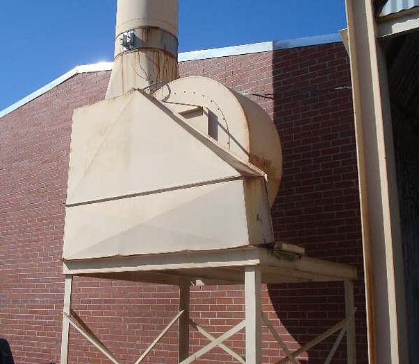 Used BAG-TYPE DUST-COLLECTOR WITH BIN-TRUCK DUMP