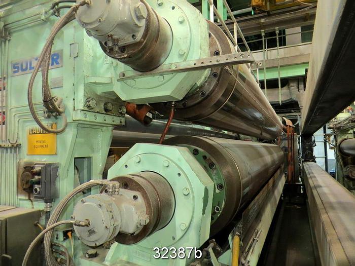 Used Sulzer 24"x238" 2-Roll Calender #32387