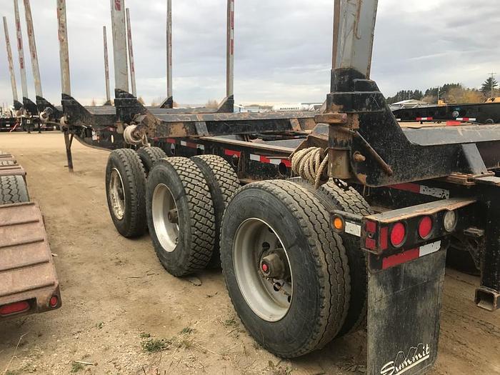 Used 2017 Peak Tridem Hay Rack Logging Trailer