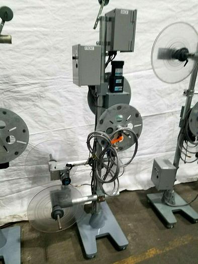 Used Multi Reel Motorized Coil Feed with Controller Stamping Coil Feed System