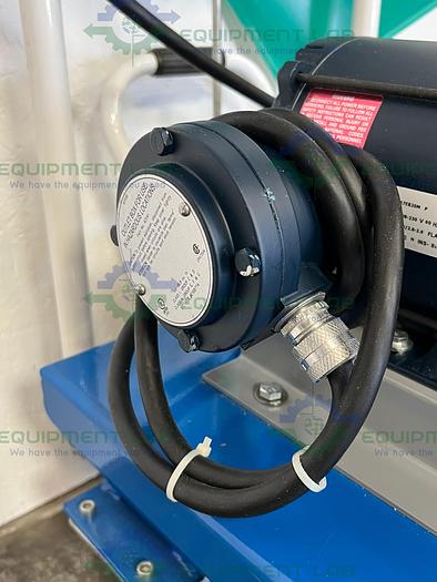 Used Leeson A6C17EB20M Metering Peristaltic Pump w/ Adjustable Rolling Cart 115/230V