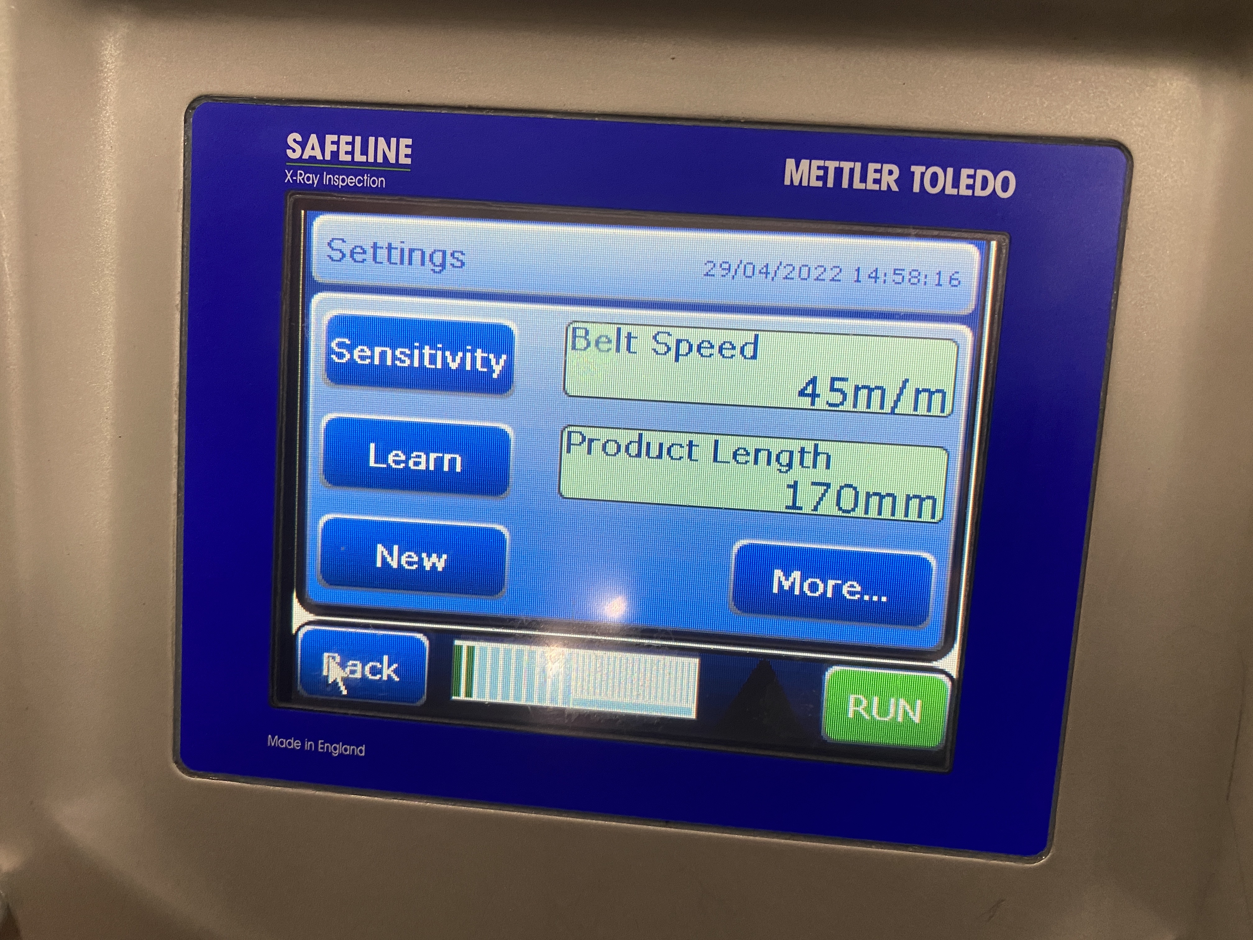 Used Mettler Toledo X-ray ADV 3