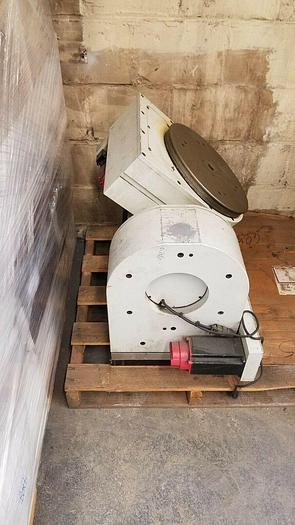 Used 14" CNC Multi Axis Rotary Table Gimbal Positioner Multi Angle Machining with Fanuc Drives