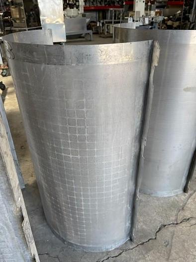 Used FMC 100 Pulper -Finisher Screen