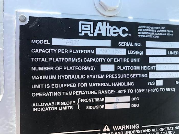 Used 2013 International 7300 4x4 Altec TA41-MH 46ft Bucket Truck