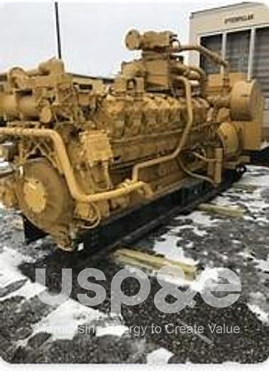 Used 1 MW 2008 New Caterpillar G3516 Natural Gas Generator Sets