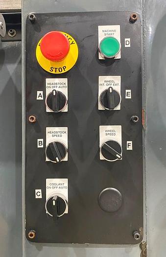 Used  TOS BHU 40/2000 Universal Cylindrical Grinder, Swing 15.74", Center Distance 78.9, 3.14" Grinding Wheel, 20 HP Drive, Rebuilt 2016