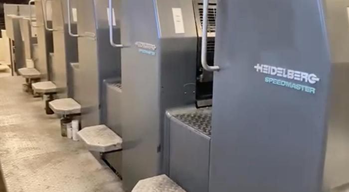 Used Heidelberg SM 74-5-PL 1999 CPC 104 CP TRONIC VARNISHING