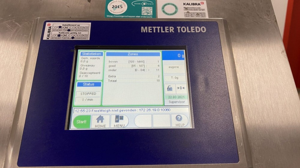 Used Mettler Toledo checkweigher