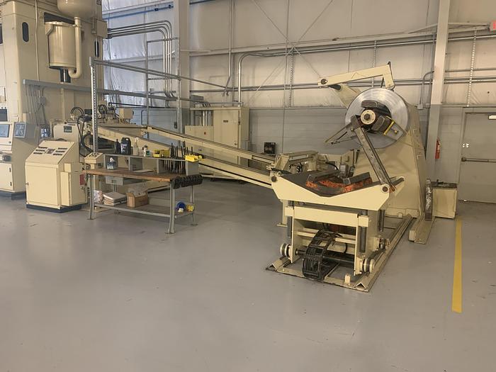 54" International Controls Feeder/Straightener Combo Coil Feedline