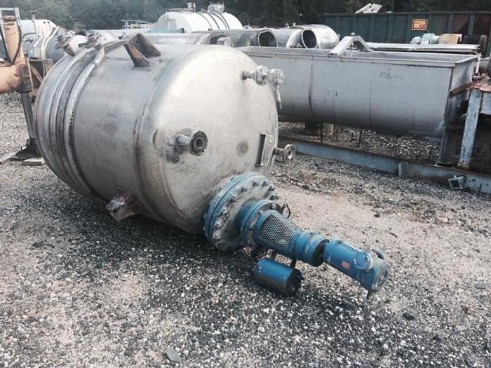 Used Nolte approximately 500 gallon stainless steel reactor