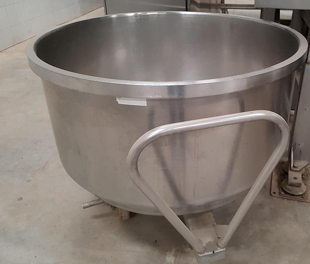 Used (2) Diosna Double Spiral Mixers