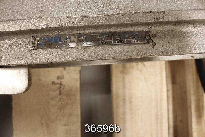 Used Velan 10" Hand Operated Knife Gate Valve #36596