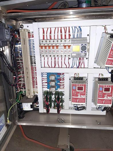 Used Conveyor, Belt, 0.4375" x 16', S/st, Syringe Insp, Gripper, #C738218