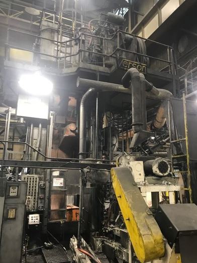 Used 600 TON VERSON STRAIGHT SINGLE CRANK PRESS SE1-600-48-48