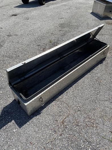 Used Tool Box 78x15x11 Aluminum Top Open - Box3