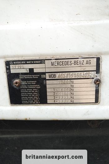 Used 1991 MERCEDES-BENZ SK 1717 17.5 ton