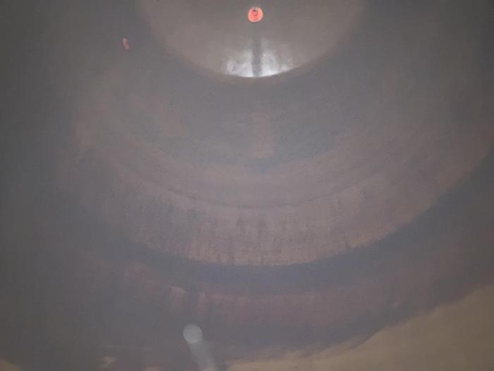 Used Used Design Tanks 33,000 gallon vertical fiberglass storage tank