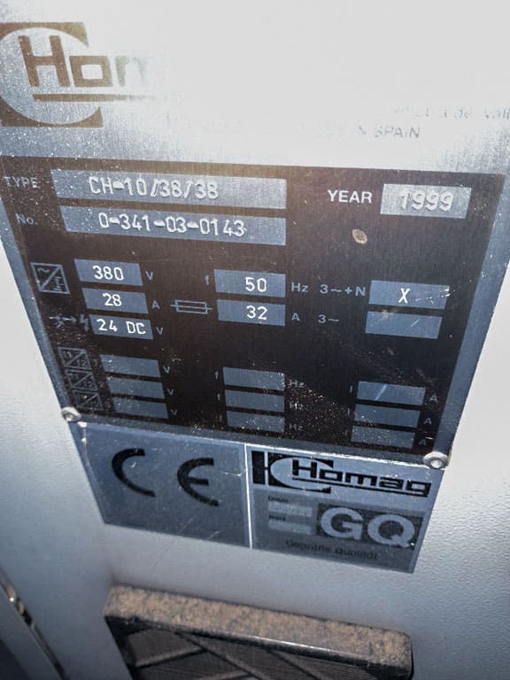 Used Homag CH - 10 - Edgebanding - 1999