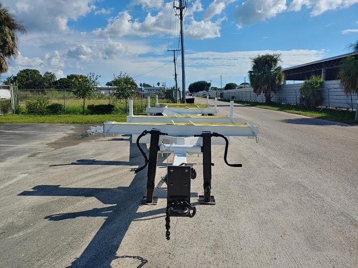 Used 2008 CFS TA EB Extendable 40k lb 40ft Pole Trailer - 80082