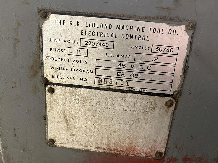Used LEBLOND D-9C-50-S/1 LATHE