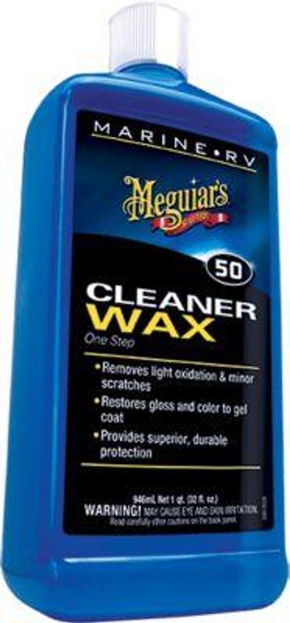 Used MEGUIAR'S 1 STEP BOAT CLEANER/WAX - 32oz
