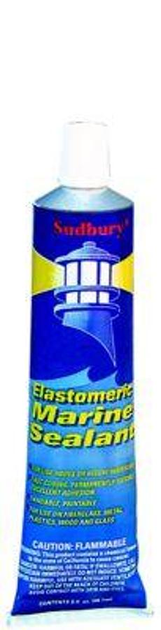 SUDBURY ELASTOMERIC CLEAR MARINE SEALANT - 3oz