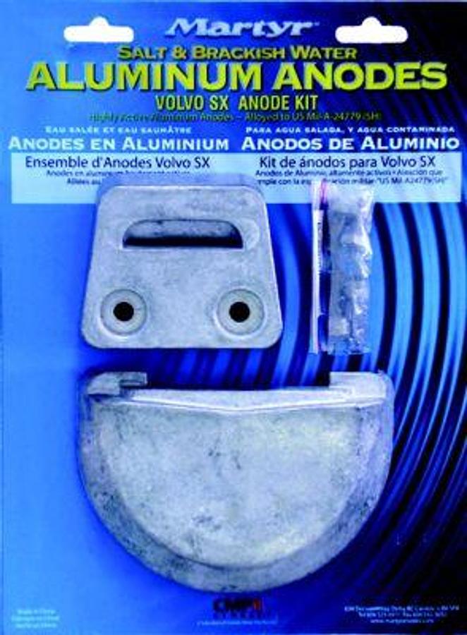 MARTYR ALUMINUM VOLVO SX ANODE KIT