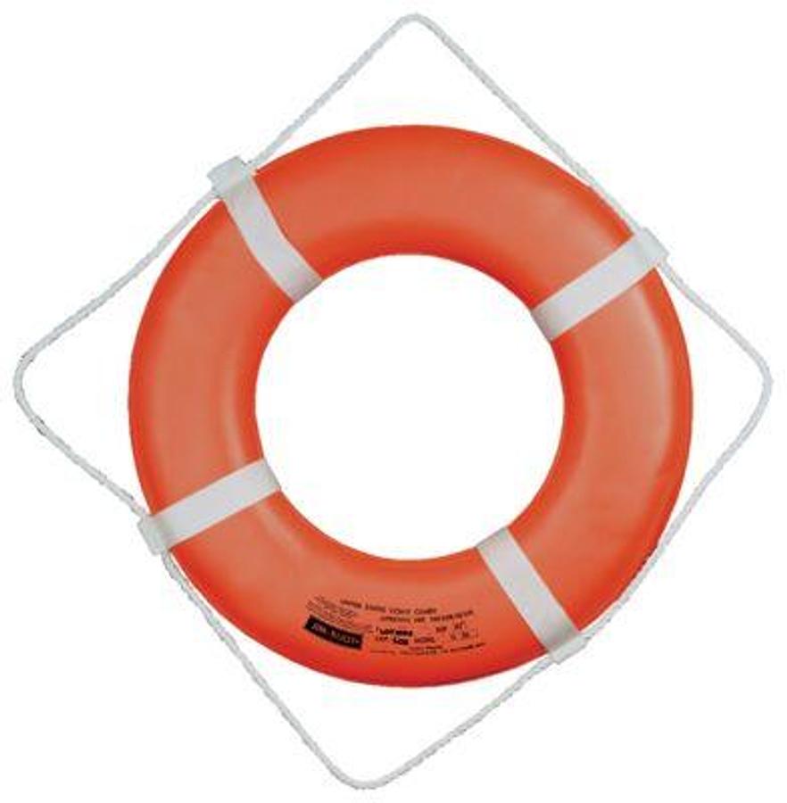 CAL JUNE ORANGE RING BUOY - 24"