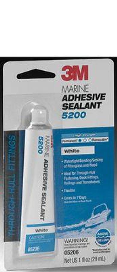 3M 5200 ADHESIVE SEALANT WHITE - 1oz
