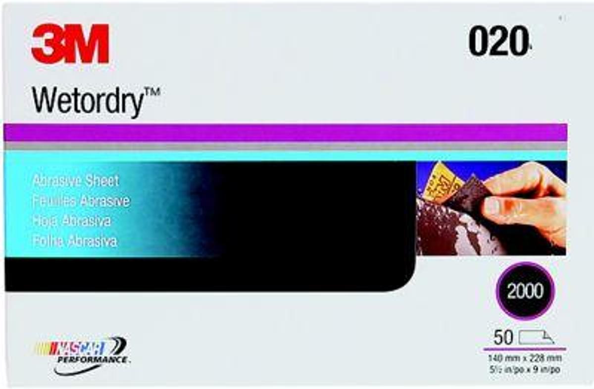 3M WET/DRY SANDPAPER 1200 GRIT (50pk)