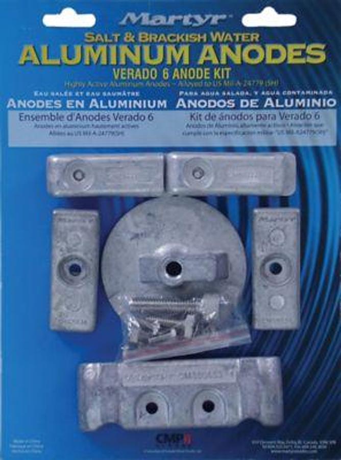 MARTYR MERCURY VERADO 6 ANODE KIT