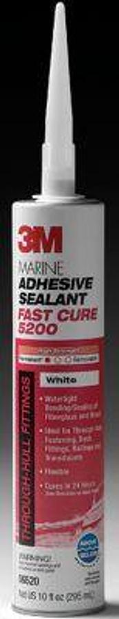 3M 5200 ADHESIVE SEALANT FAST CURE WHITE - 10oz