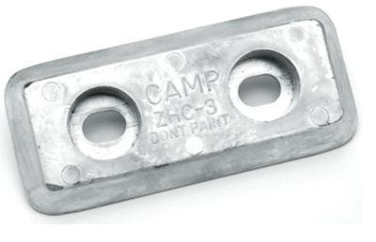 CAMP HULL PLATE ZINC 70-ZHC3 - 6-1/4 X2-3/4 X3/4