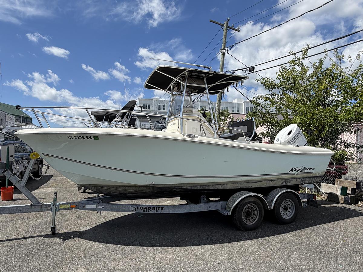 Used 2013 Key Largo 210CC w/ 2024 Suzuki 200 4-Stroke